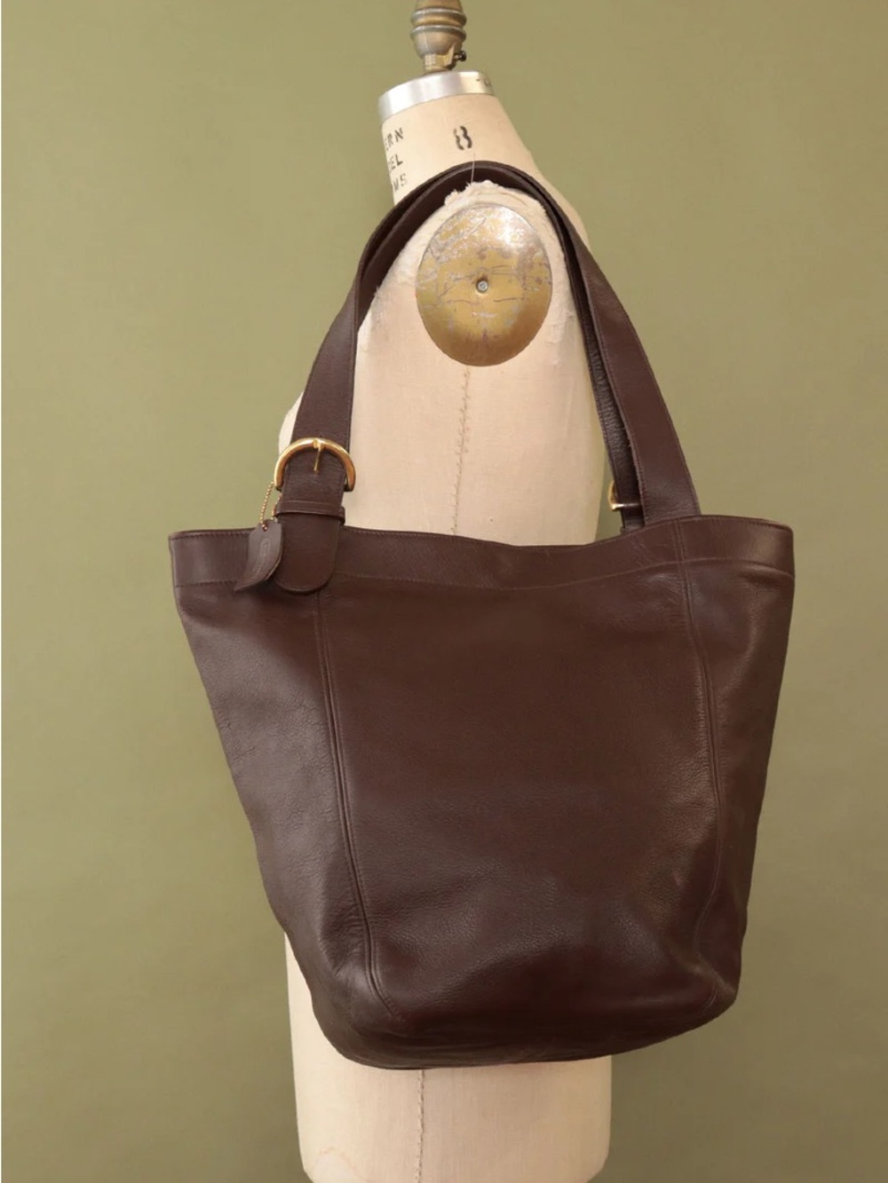 Vintage Coach SoHo Mahogany Leather Tote Shoulder Purse - Picture 6 of 10